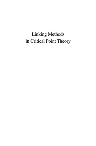 Linking Methods in Critical Point Theory