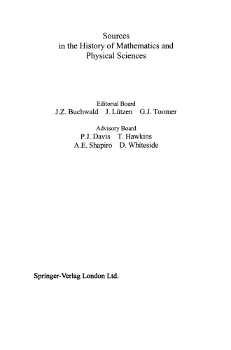 Simson on Porisms: An Annotated Translation of Robert Simson’s Posthumous Treatise on Porisms and Other Items on this Subject