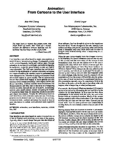 Animation.From cartoons to the user interface