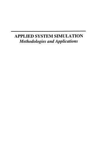 Applied System Simulation: Methodologies and Applications