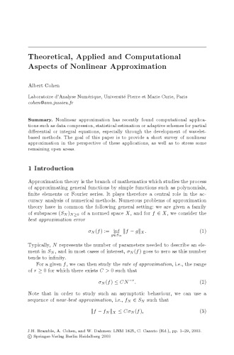 Multiscale Problems and Methods in Numerical Simulations: Lectures given at the C.I.M.E. Summer School held in Martina Franca, Italy, September 9-15, 2001