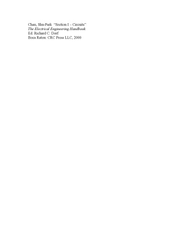 The electrical engineering handbook