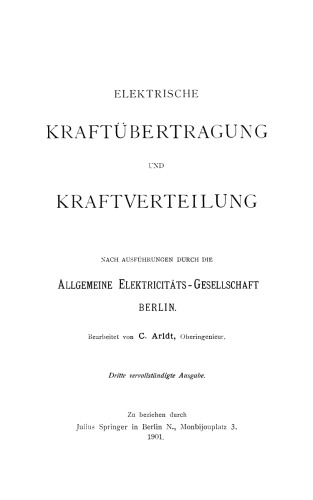 Elektrische Kraftübertragung und Kraftverteilung