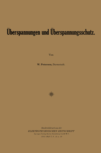 Überspannungen und Überspannungsschutz