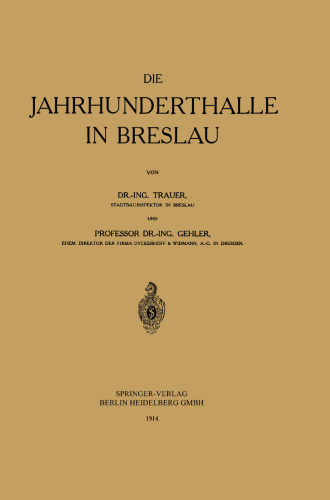 Die Jahrhunderthalle in Breslau