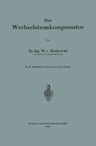 Der Wechselstromkompensator
