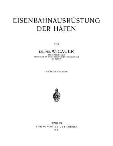 Eisenbahnausrüstung der Häfen