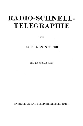 Radio-Schnelltelegraphie