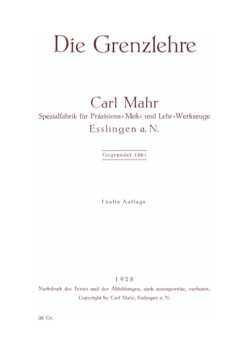 Die Grenzlehre