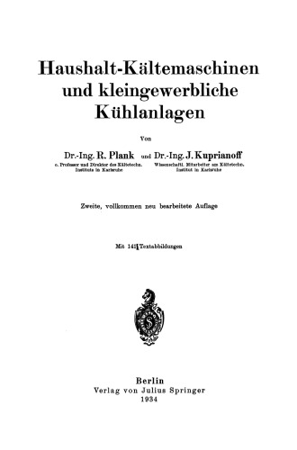 Haushalt-Kältemaschinen und kleingewerbliche Kühlanlagen