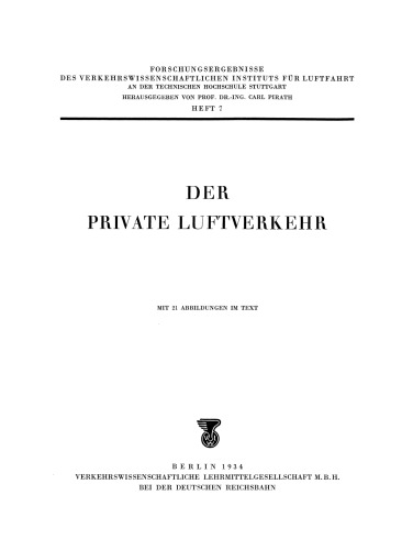 Der Private Luftverkehr