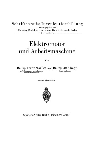 Elektromotor und Arbeitsmaschine