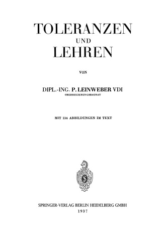 Toleranzen und Lehren