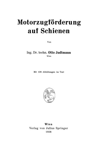 Motorzugförderung auf Schienen