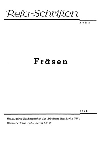 Fräsen