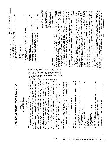 The early history of Smalltalk