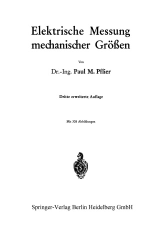 Elektrische Messung mechanischer Größen