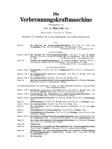 Verbrennungsmotoren-Lehrbilder