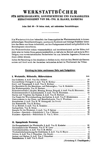Die Zahnformen der Zahnräder: Grundlagen, Eingriffsverhältnisse und Entwurf der Verzahnungen
