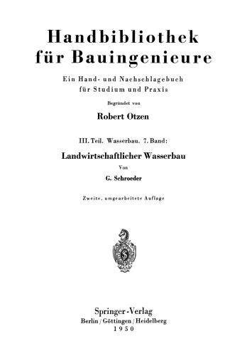 Landwirtschaftlicher Wasserbau