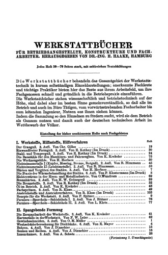 Furniere — Sperrholz Schichtholz: Zweiter Teil. Aus der Praxis der Furnier- und Sperrholz-Herstellung