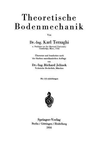 Theoretische Bodenmechanik