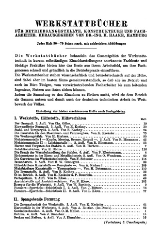 Die Gaswärme im Werkstättenbetrieb