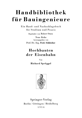 Hochbauten der Eisenbahn