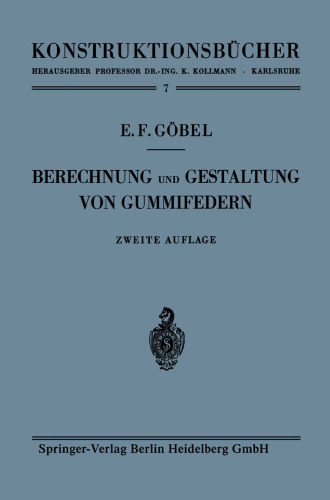 Berechnung und Gestaltung von Gummifedern