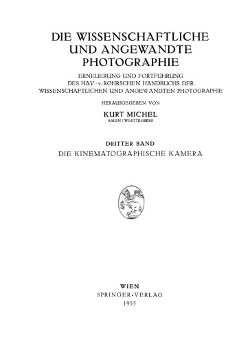 Die Kinematographische Kamera