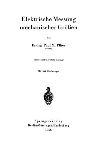 Elektrische Messung mechanischer Größen