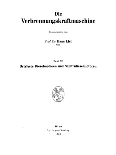 Ortsfeste Dieselmotoren und Schiffsdieselmotoren