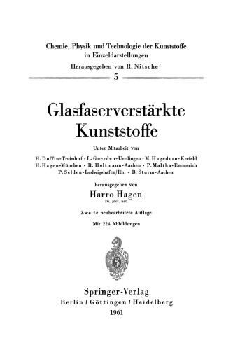 Glasfaserverstärkte Kunststoffe