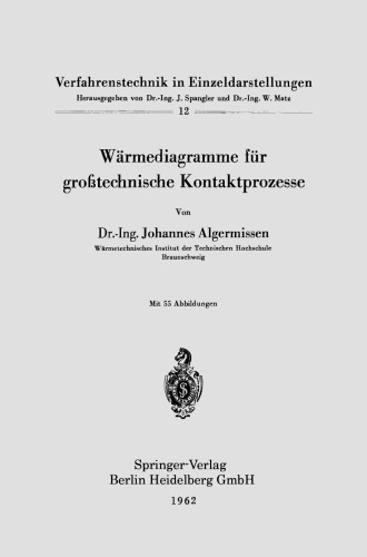 Wärmediagramme für großtechnische Kontaktprozesse