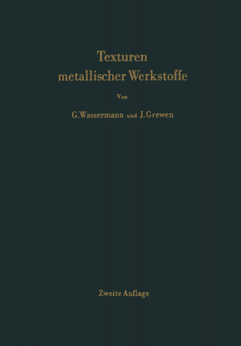 Texturen metallischer Werkstoffe