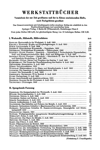 Der Vorrichtungsbau: Zweiter Teil: Typische allgemein verwendbare Vorrichtungen (Konstruktive Grundsätze, Beispiele, Fehler)