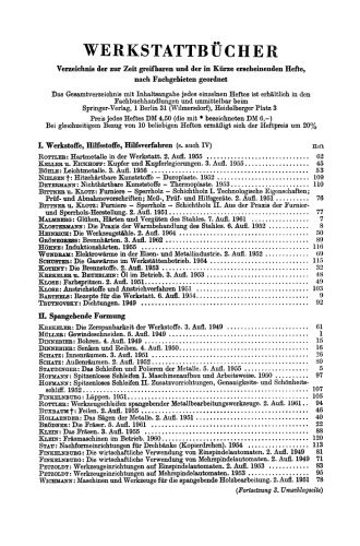 Stanztechnik: Teil 3: Grundsätze für den Aufbau der Schnittwerkzeuge