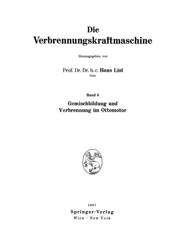 Gemischbildung und Verbrennung im Ottomotor