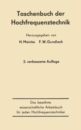 Taschenbuch der Hochfrequenztechnik