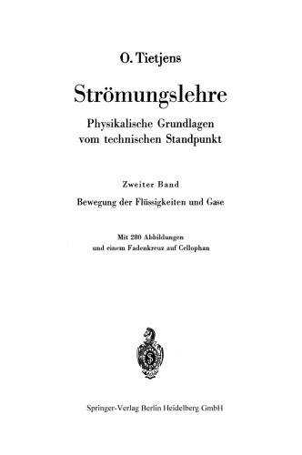 Bewegung der Flüssigkeiten und Gase