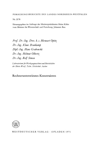 Rechnerunterstütztes Konstruieren