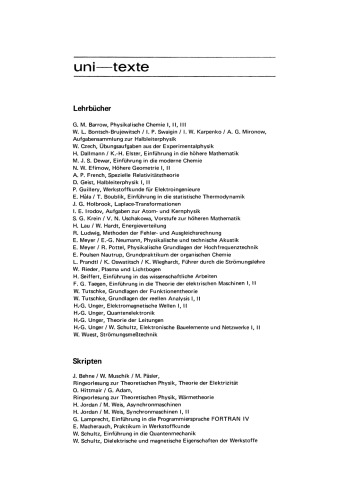 Technologie der Werkstoffe: Lehrbuch für Studenten des Maschinenbaus und der Verfahrenstechnik ab 1. Semester