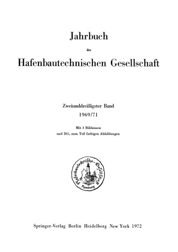 Zweiunddreißigster Band 1969/71