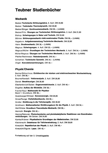 Übungen zur Technischen Mechanik