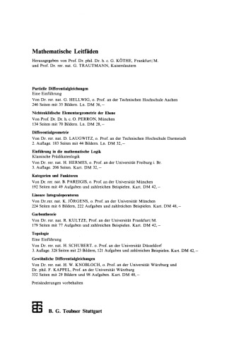Gewöhnliche Differentialgleichungen