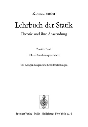 Spannungen und Schnittbelastungen