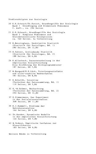 Empirische Verfahren zur Klassifikation