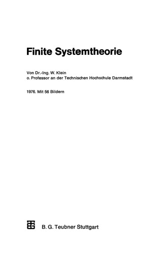 Finite Systemtheorie