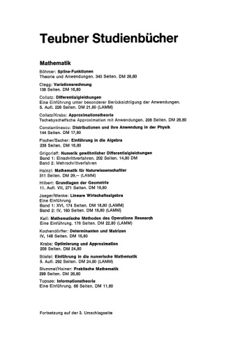Direkte Methoden der Variationsrechnung: Eine Einführung unter Berücksichtigung von Randwertaufgaben bei partiellen Differentialgleichungen