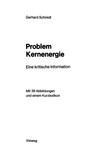 Problem Kernenergie: Eine kritische Information
